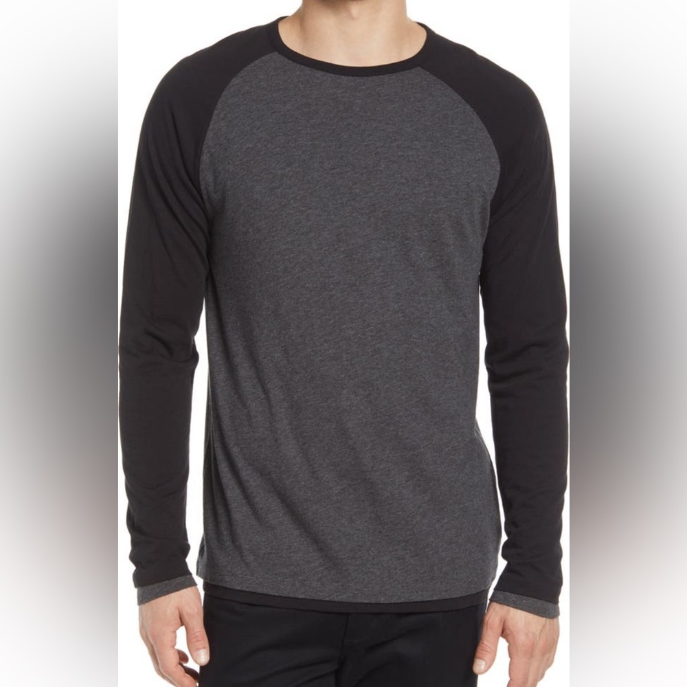 Vince Double Layer Crewneck LS Tee NWT